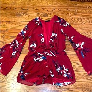 Anna Grace Floral Romper